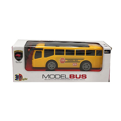 REMOTE CONTROL SCHOOL BUS WITH 3D LIGHTS FOR KIDS