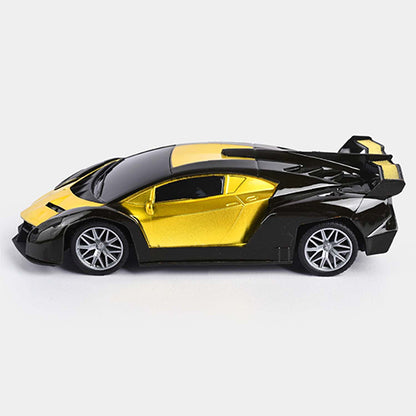 RECHARGEABLE RC SUPER CAR - YELLOW/BLACK LAMBORGHINI TOY