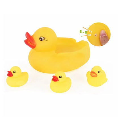 FLOATING RUBBER DUCK FAMILY TOY SET| 4PCS