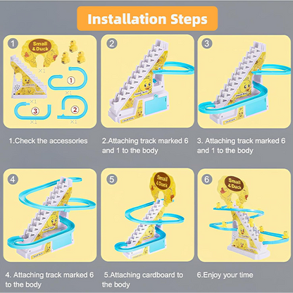 SMALL DUCK TRACK SLIDING TOY FOR KIDS