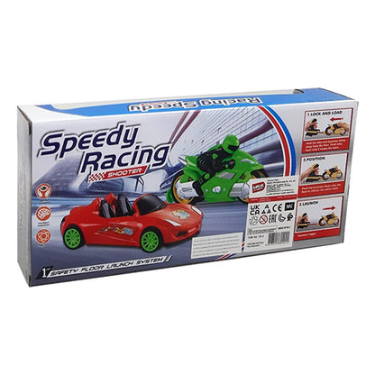 SPEEDY RACING SHOOTER HIGH SPEED MOTORCYCLE LAUNCHER TOY