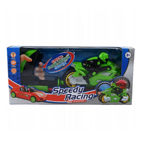 SPEEDY RACING SHOOTER HIGH SPEED MOTORCYCLE LAUNCHER TOY