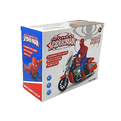 ULTIMATE SPIDER-MAN BUMP & GO MOTORCYCLE TOY