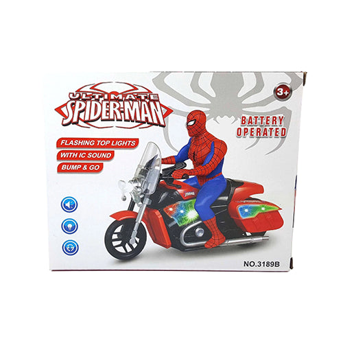 ULTIMATE SPIDER-MAN BUMP & GO MOTORCYCLE TOY