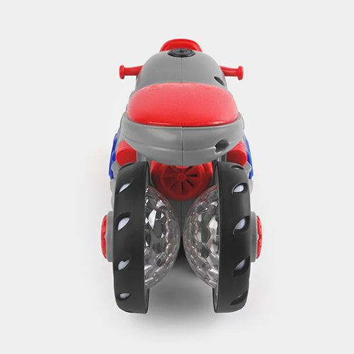 STUNT MOTORBIKE 360° ROTATING WITH MUSICAL LIGHTNING TOY FOR KIDS