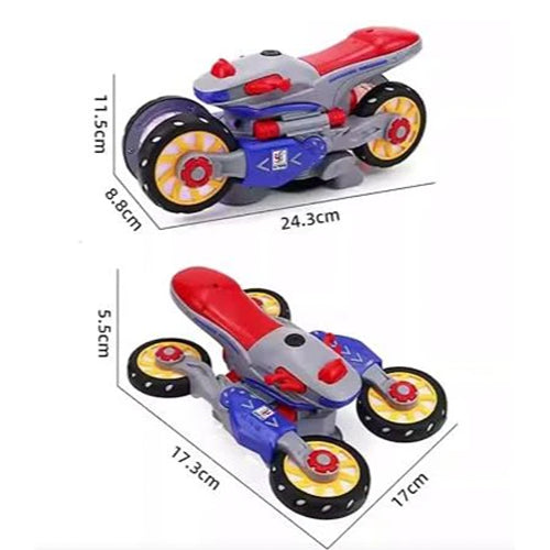 STUNT MOTORBIKE 360° ROTATING WITH MUSICAL LIGHTNING TOY FOR KIDS