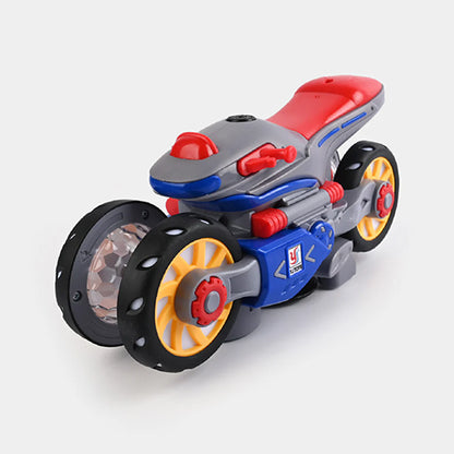 STUNT MOTORBIKE 360° ROTATING WITH MUSICAL LIGHTNING TOY FOR KIDS