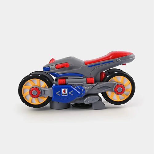 STUNT MOTORBIKE 360° ROTATING WITH MUSICAL LIGHTNING TOY FOR KIDS