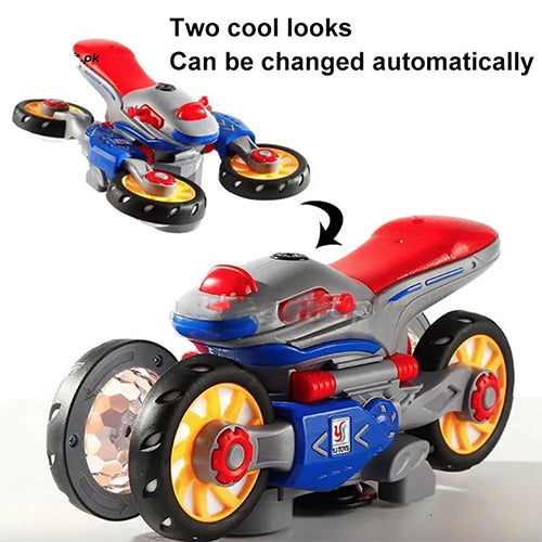 STUNT MOTORBIKE 360° ROTATING WITH MUSICAL LIGHTNING TOY FOR KIDS