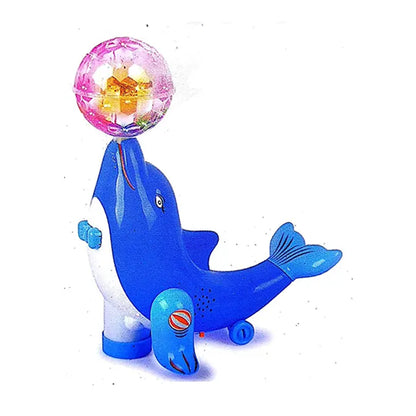 SUPER MENG DOLPHINS "BUMP & GO" DREAMY LIGHTING MUSCIAL TOY FOR KIDS