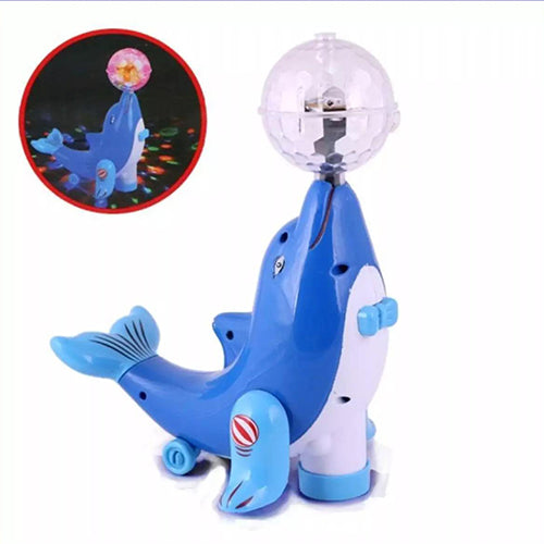 SUPER MENG DOLPHINS "BUMP & GO" DREAMY LIGHTING MUSCIAL TOY FOR KIDS