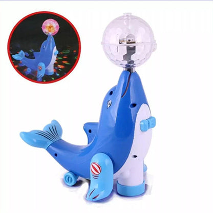 SUPER MENG DOLPHINS "BUMP & GO" DREAMY LIGHTING MUSCIAL TOY FOR KIDS