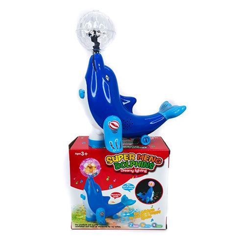 SUPER MENG DOLPHINS "BUMP & GO" DREAMY LIGHTING MUSCIAL TOY FOR KIDS