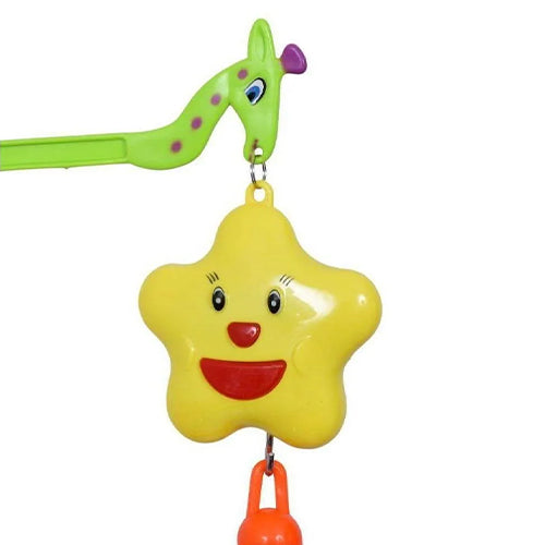 Rotating Musical Baby Mobile – Hanging Crib & Baby Rattle Toy for Newborns