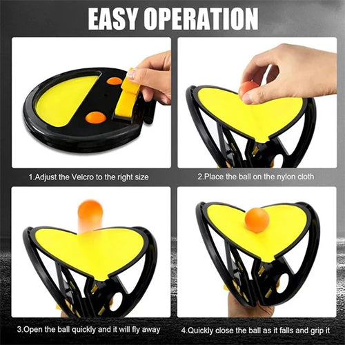 TOSS & CATCH THROW HANDBALL GAME SET FOR KIDS - 2PCS