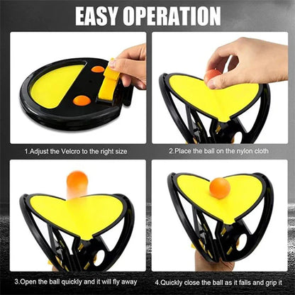 TOSS & CATCH THROW HANDBALL GAME SET FOR KIDS - 2PCS