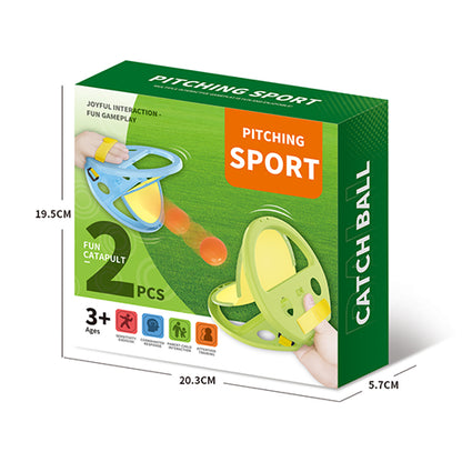 TOSS & CATCH THROW HANDBALL GAME SET FOR KIDS - 2PCS